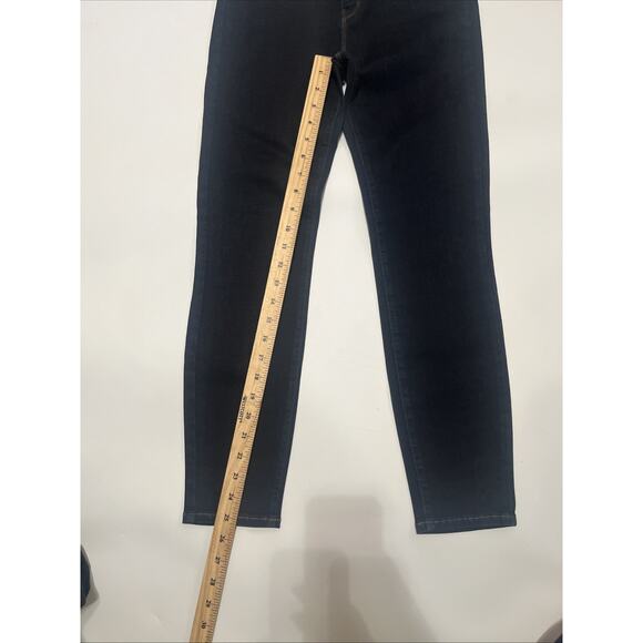 L’Agence Womens Margot High Rise Skinny Jeans Midnight Dark Blue Wash size 28 - Picture 7 of 11